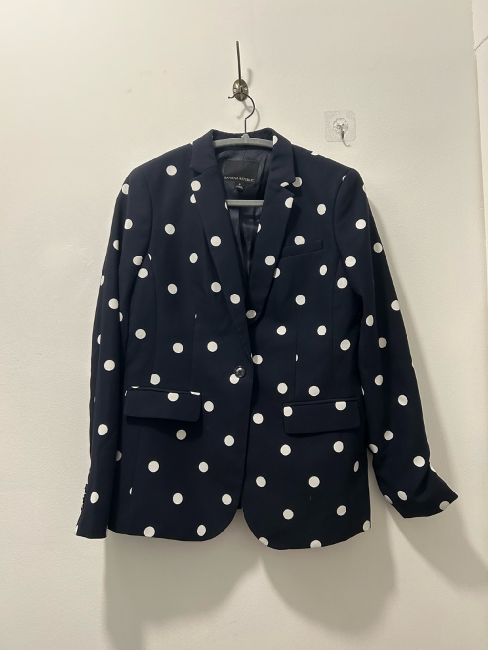 Banana Republic polka dot blazer size 6